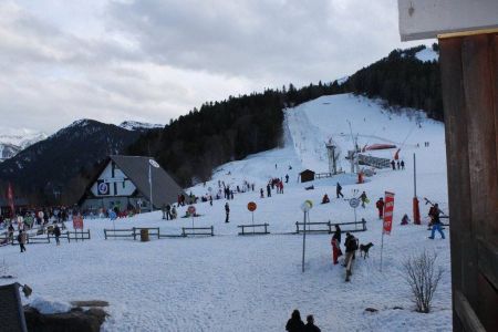 Vue du balcon hiver